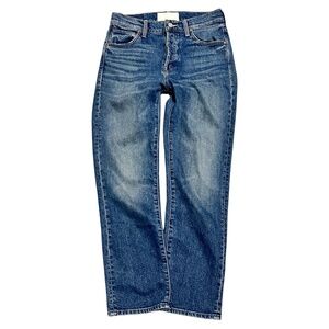 MOTHER Superior The Scrapper Ankle Jeans Cowboys Don't Cry Button Fly 25 VEUC